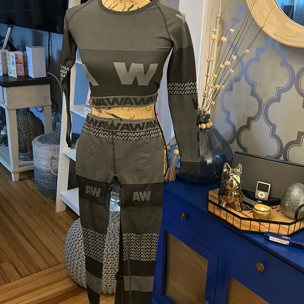 Alexander wang HM two piece leggings and crop top set